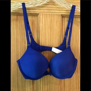 VS pushup bra size 34B royal blue